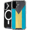 Bahamas Flag Distressed iPhone 16 Plus MagSafe Case